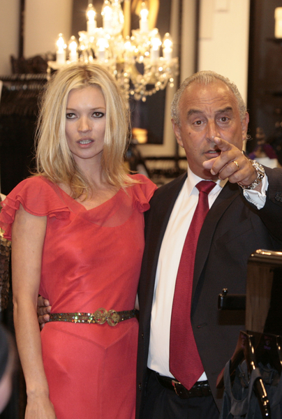 Kate Moss, Phillip Green<br>Kate Moss At TopShop - Launching Her New Clothing Collection - April 30, 2007