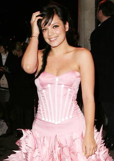 Lily Allen<br>2007 British Fashion Awards at the Horticultural Hall in London