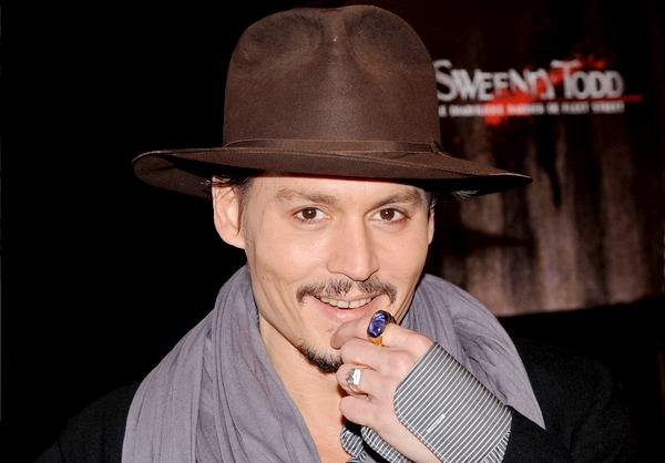 Johnny Depp Smiling