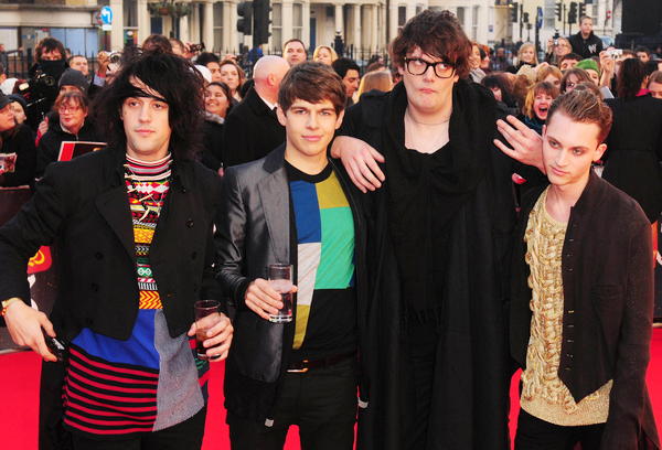 Klaxons<br>The Brit Awards 2008 - Red Carpet Arrivals