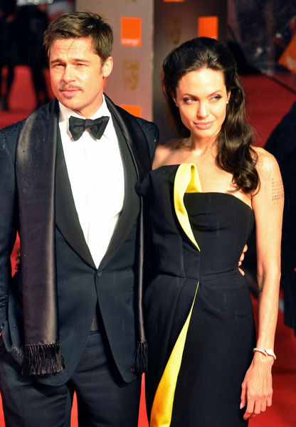 Angelina Jolie, Brad Pitt<br>2009 Orange British Academy of Film and Television Arts (BAFTA) Awards - Arrivals