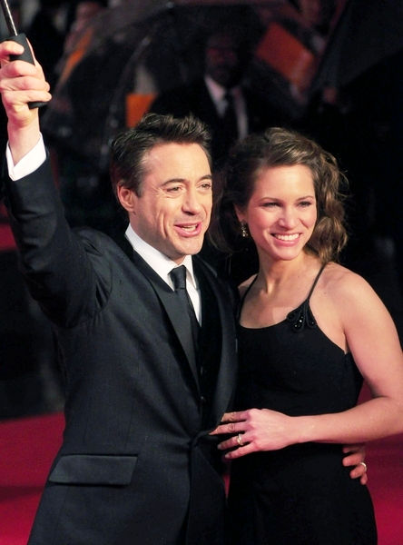 Robert Downey Jr., Susan Levin<br>2009 Orange British Academy of Film and Television Arts (BAFTA) Awards - Arrivals