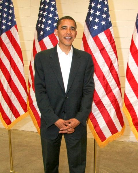 Barack Obama<br>Barack Obama Campaigns For President In Las Vegas