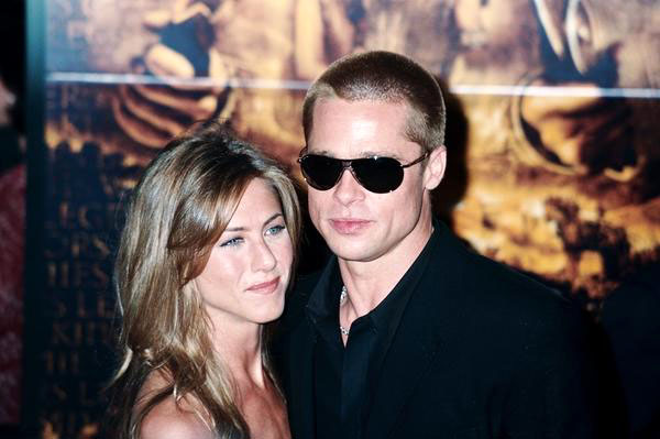 Brad Pitt, Jennifer Aniston<br>Troy Movie Premiere