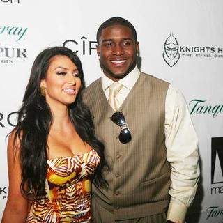 Reggie Bush, Kim Kardashian in New Years Eve at Mansion hosted by Kim Kardashian