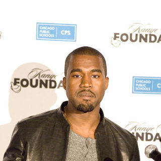 Kanye West in Kanye West Foundation "2nd Annual Stay in School" Benefit Concert Press Conference - July 29, 2009