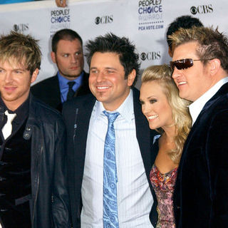 Carrie Underwood, Rascal Flatts in 35th Annual People's Choice Awards - Arrivals