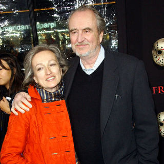 Wes Craven, Iya Labunka in "Friday The 13th" Los Angeles Premiere - Arrivals