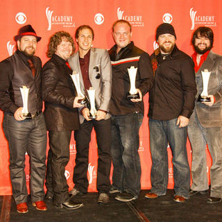 Zac Brown Band in 44th Annual Academy Of Country Music Awards - Press Room