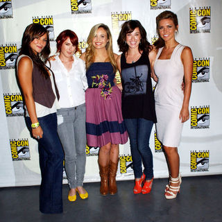 Rumer Willis, Margo Harshman, Audrina Patridge, Leah Pipes, Briana Evigan in 2009 Comic Con International - Day 1