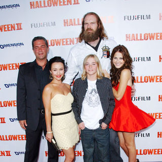 Malek Akkad, Danielle Harris, Chase Wright Vanek, Tyler Mane, Scout Taylor-Compton in "H2: Halloween 2" Los Angeles Premiere - Arrivals