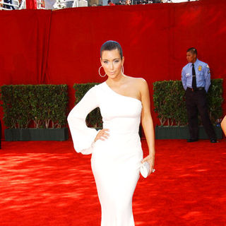 Kim Kardashian in The 61st Annual Primetime Emmy Awards - Arrivals
