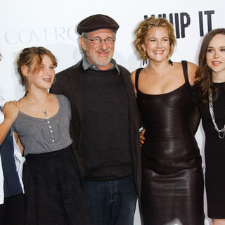Drew Barrymore, Steven Spielberg, Ellen Page in "Whip It!" Los Angeles Premiere - Arrivals