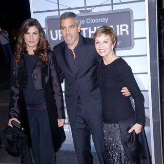 George Clooney, Elisabetta Canalis, Nina Warren in "Up in the Air" Los Angeles Premiere - Arrivals