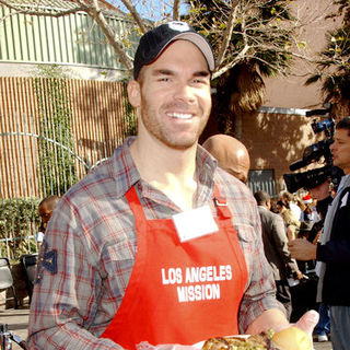 Brandon Molale in 2009 Christmas Eve at The Los Angeles Mission