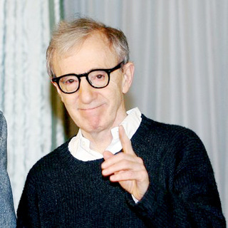 Woody Allen in Match Point Photo Call at the Hotel Hassler in Italy