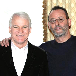 Steve Martin, Jean Reno in The Pink Panther Photocall at the Hotel Hassler in Italy