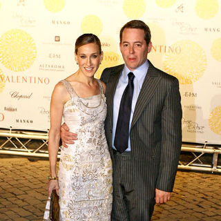 Sarah Jessica Parker, Matthew Broderick in Valentino Garavani Designer Exhibition - 'Valentino a Roma - 45 Years of Style' - Dinner