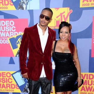 T.I., Tameka Cottle in 2008 MTV Video Music Awards - Arrivals