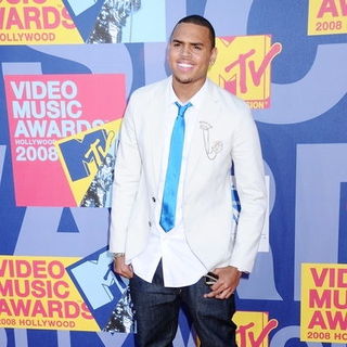 Chris Brown in 2008 MTV Video Music Awards - Arrivals