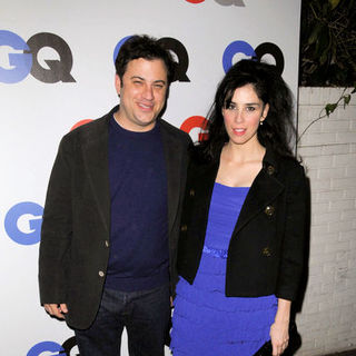 Sarah Silverman, Jimmy Kimmel in GQ 2008 "Men of the Year" Party - Arrivals