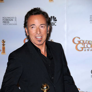 Bruce Springsteen in 66th Annual Golden Globes - Press Room