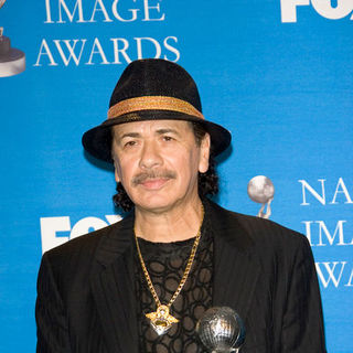 Carlos Santana in 37th Annual NAACP Image Awards - Press Room