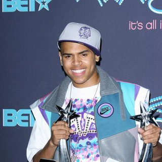 Chris Brown in 2006 BET Awards - Press Room
