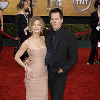 Kevin Bacon, Kyra Sedgwick in 13th Annual Screen Actors Guild Awards - Arrivals