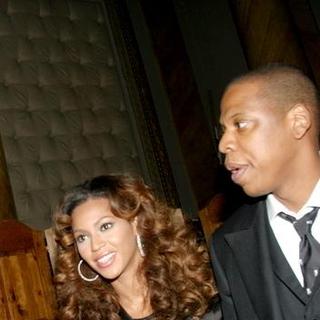 Beyonce Knowles, Jay-Z in Nas Celebrates His New Album Hip Hop is Dead At His Black and White Ball