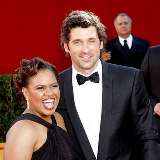Chandra Wilson, Patrick Dempsey in 60th Primetime EMMY Awards - Arrivals