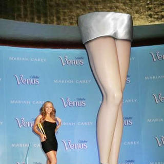 Gillette Venus Awards Mariah Carey Celebrity Legs of A Goddess Title