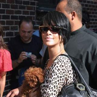 Rihanna in The Late Show with David Letterman - October 4, 2007