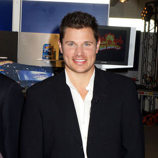 Nick Lachey in Hot Wheels 40th Anniversary Celebration at the Mattel Showroom in New York