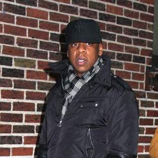 Jay-Z in The Late Show with David Letterman - March 31, 2008 - Arrivals