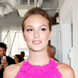 Leighton Meester in Mercedes-Benz Fashion Week Spring 2009 - Julie Haus Show