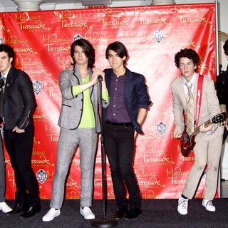 Jonas Brothers in Jonas Brothers Wax Figures Unveiled at Madame Tussaud's Wax Museum in New York on February 12, 2009
