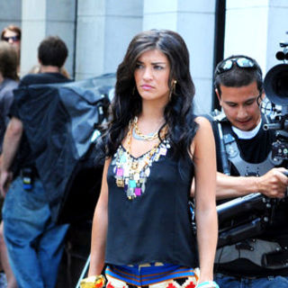 "Gossip Girls" Filming in Soho, New York on July 9, 2009