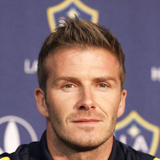 David Beckham in 2009 Soccer - LA Galaxy and Red Bulls Press Conference at the W Hotel in New York - July 15, 2009