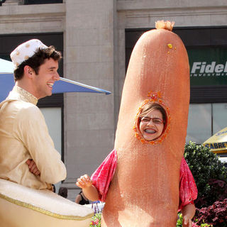 Michael Urie, America Ferrera in "Ugly Betty" Filming in Lower Manhattan on August 25, 2009