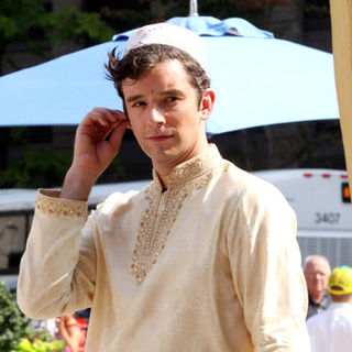 Michael Urie in "Ugly Betty" Filming in Lower Manhattan on August 25, 2009