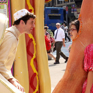 Michael Urie, America Ferrera in "Ugly Betty" Filming in Lower Manhattan on August 25, 2009