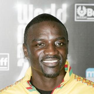 Akon in 2007 World Music Awards - Arrivals