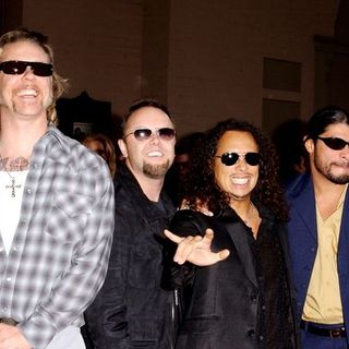 Metallica in 31st Annual American Music Awards - Arrivals