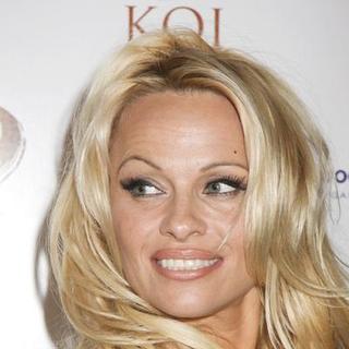Pamela Anderson in KOI Las Vegas Opening at Planet Hollywood Resort and Casino