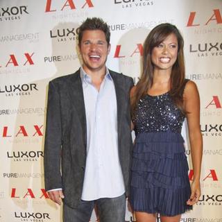 Nick Lachey and Vanessa Minnillo Birthday Celebration at Lax Nightclub in Las Vegas