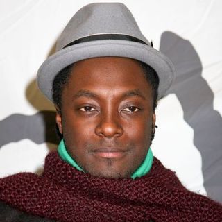 will.i.am in John Lennon Education Bus Dedication at the 2008 Consumer Electronics Show (CES) in Las Vegas