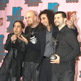 System of a Down in 2005 MTV European Music Awards Lisbon - Press Room