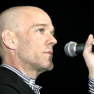 Michael Stipe in Press conference to unveil the "Bring 'Em Home Now!" postage stamp
