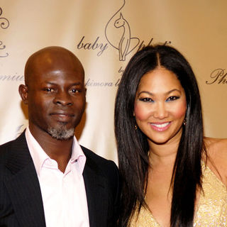 Djimon Hounsou, Kimora Lee Simmons in Mercedes-Benz Fashion Week Spring 2009 - Baby Phat After Party - Arrivals